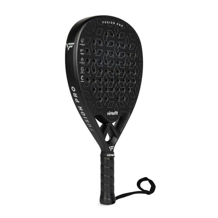 VirtuFit Fusion Pro Padel Racket - Black- Silver