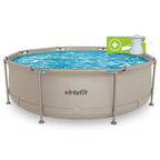 VirtuFit Round Pool - Ø244 x 76 cm - Beige - Includes Filter Pump