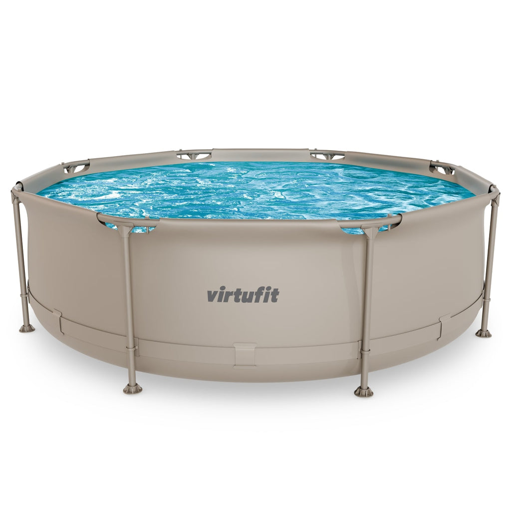 VirtuFit Round Swimming Pool - Ø244 x 76 cm - Beige