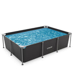 VirtuFit Rectangular Swimming Pool - Anthracite - 260 x 180 x 66 cm