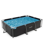 VirtuFit Rectangular Swimming Pool - Anthracite - 300 x 210 x 66 cm