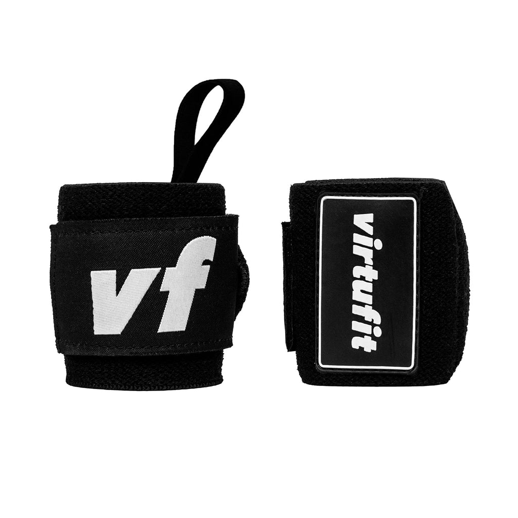 VirtuFit Elastic Wrist Wraps - Black