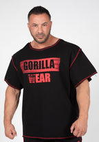 Gorilla Wear Wallace Workout Top - Black/Red