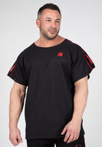 Buffalo Old School Workout Top - Black/Red