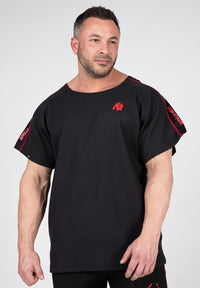 Buffalo Old School Workout Top - Black/Red
