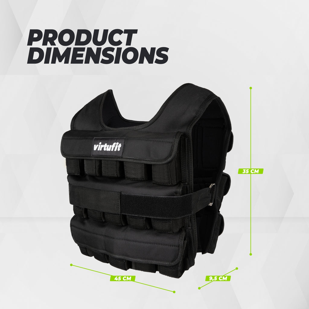 VirtuFit Adjustable Weight Vest Pro - 30 kg