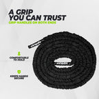 VirtuFit Battle Rope - Fitness Rope Pro - 9 m