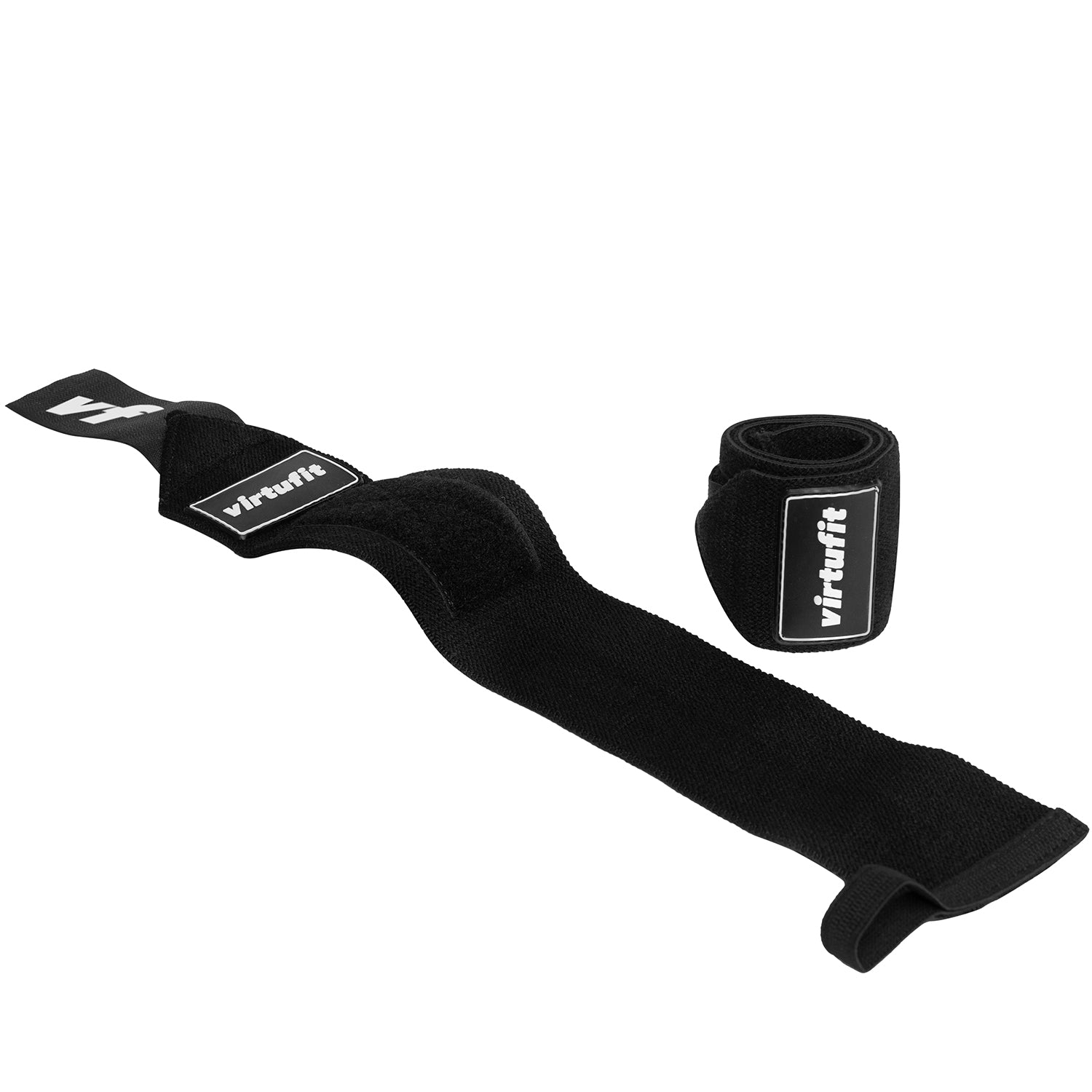VirtuFit Elastic Wrist Wraps - Black