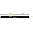 VirtuFit Padded Lifting Straps - Cotton - Black