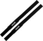 VirtuFit Padded Lifting Straps - Cotton - Black
