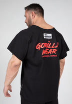 Augustine Old School Workout Top - Black/Red