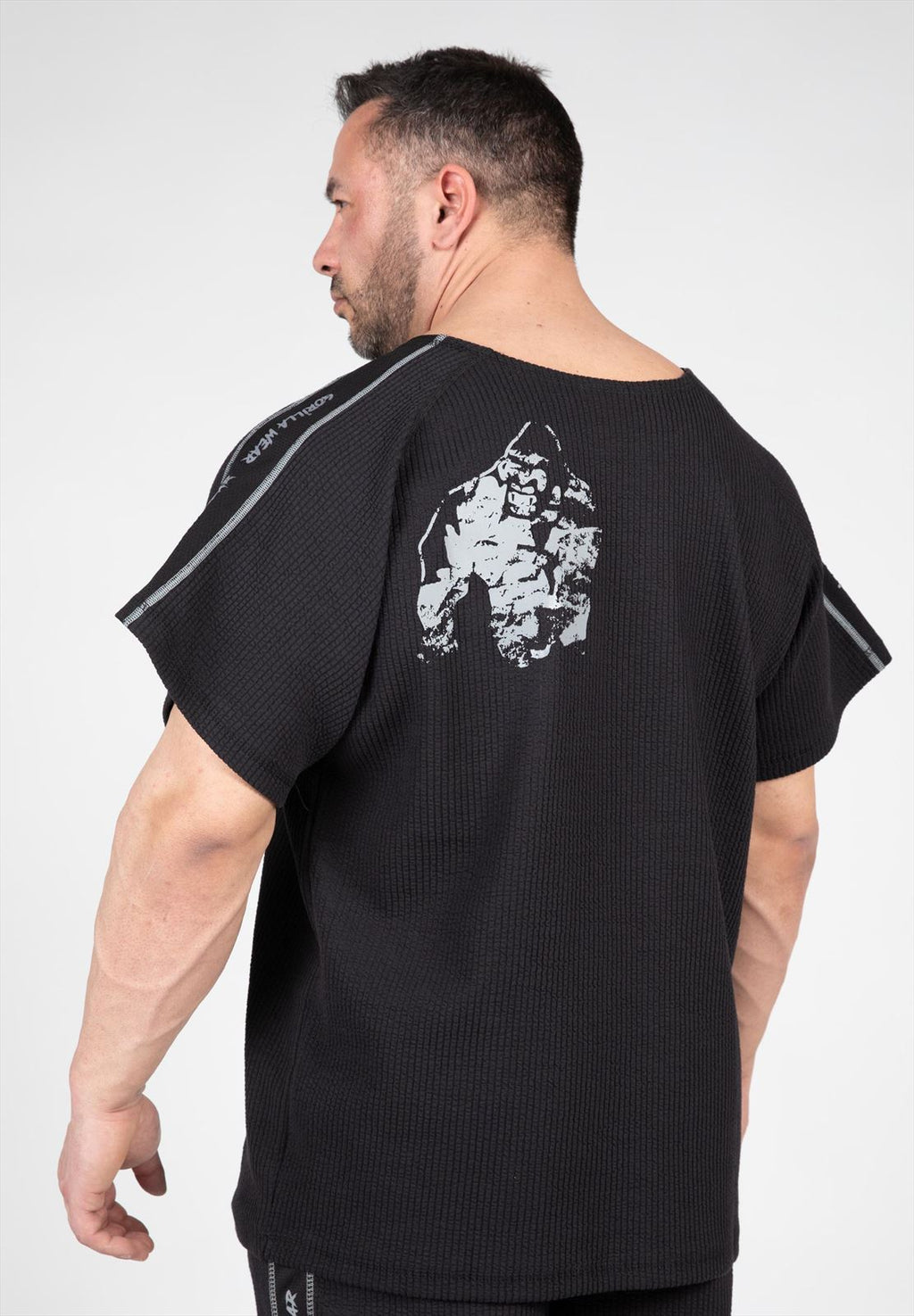 Buffalo Old School Workout Top - Black/Gray