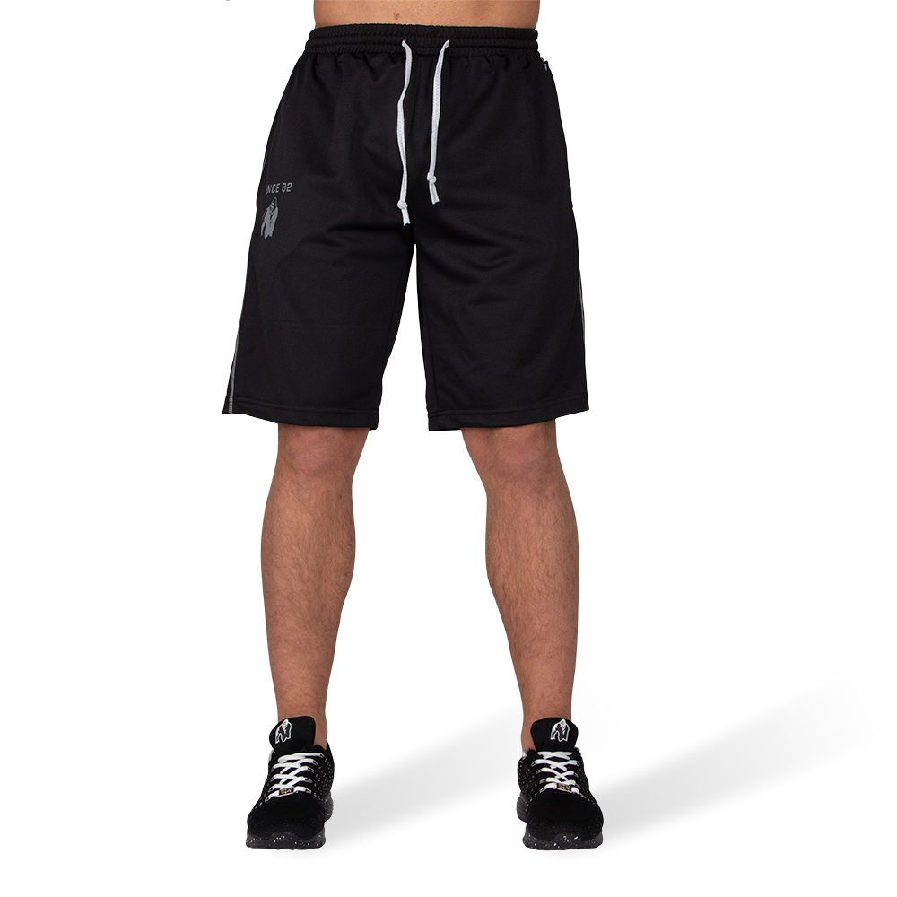 Functional Mesh Shorts - Black/Red