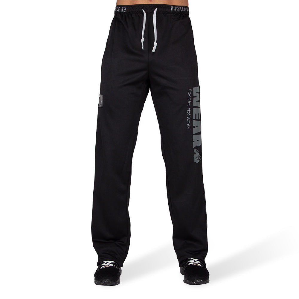 Logo Mesh Pants - Black