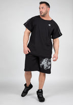 Buffalo Old School Workout Shorts - Black/Gray