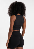 Gorilla Wear Olivia Seamless Crop Top - Black