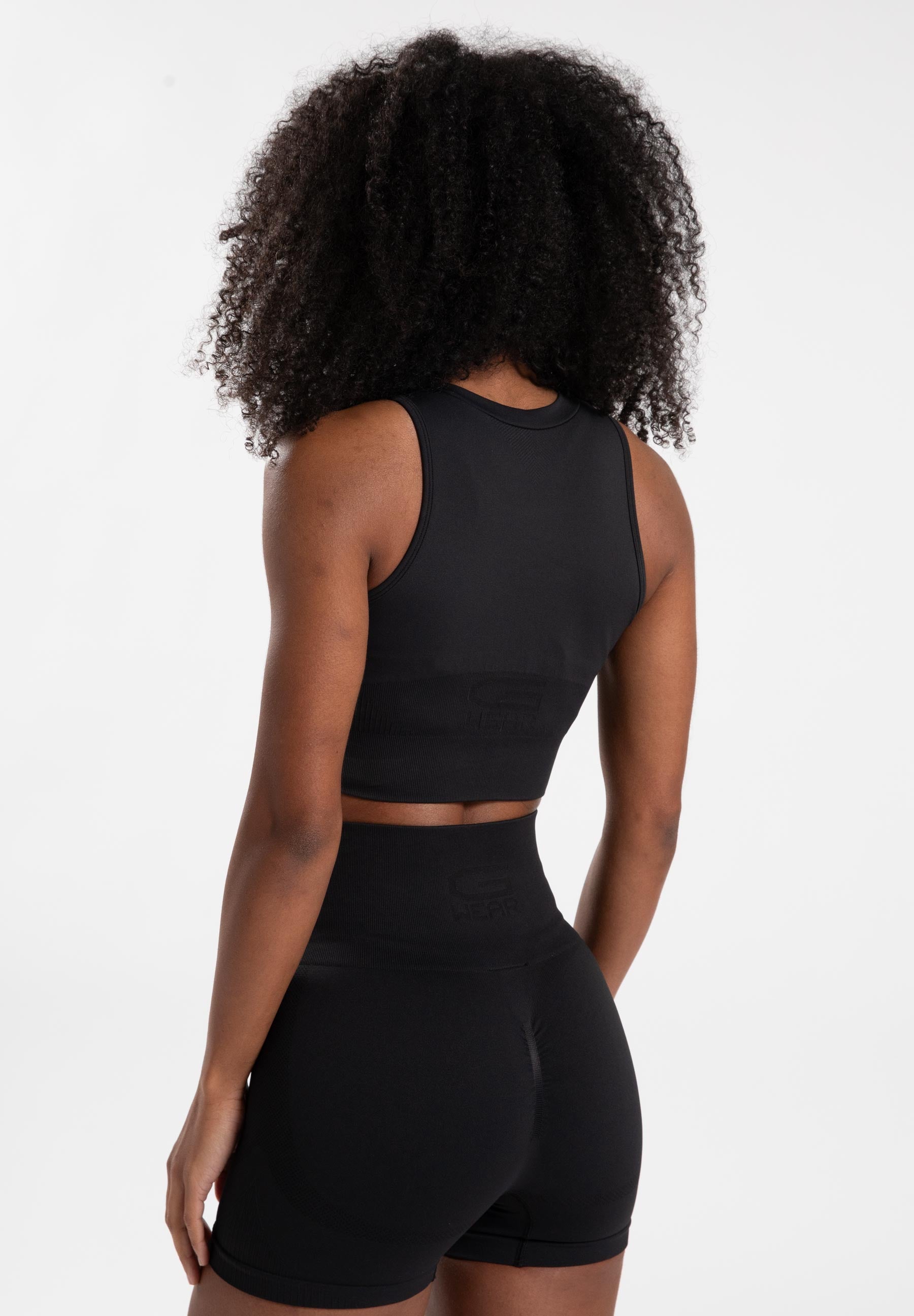 Gorilla Wear Olivia Seamless Crop Top - Black