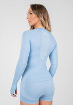 Selah Seamless Long Sleeve - Light Blue