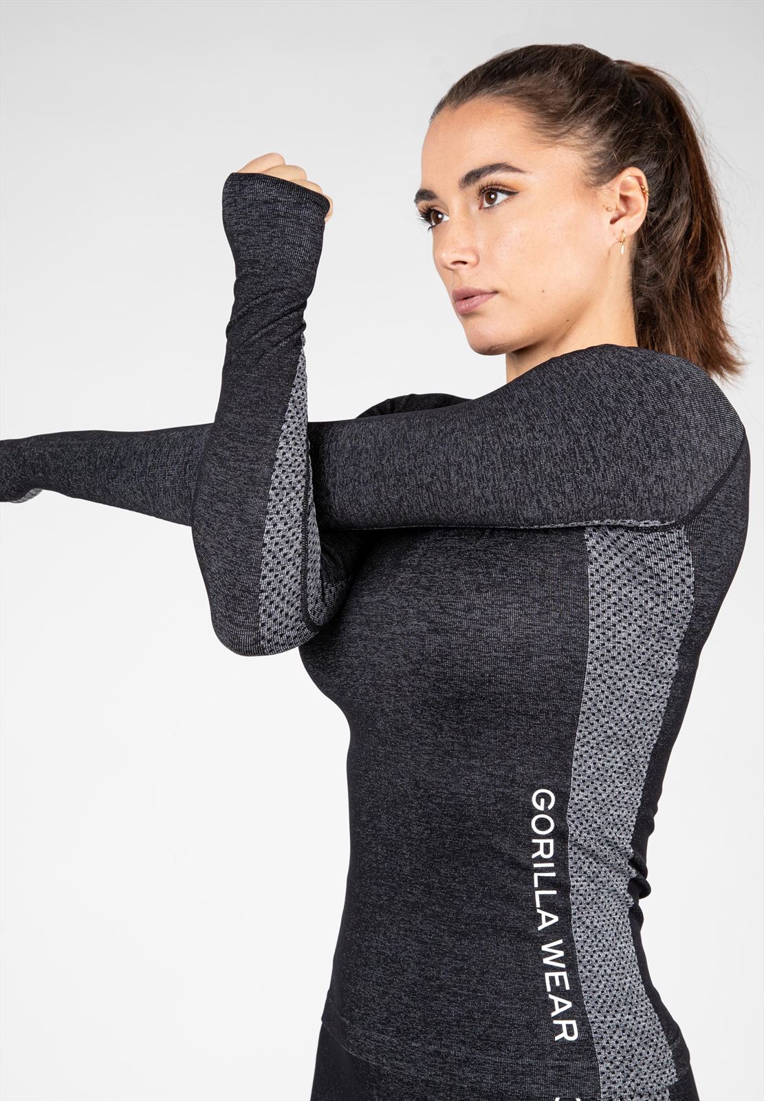Selah Seamless Long Sleeve - Black