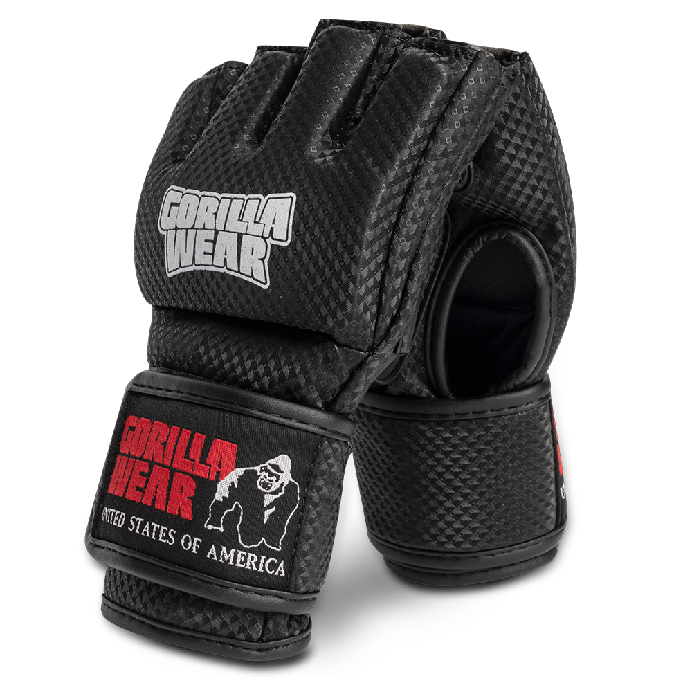 Berea MMA Gloves (Without Thumb) - Black/White