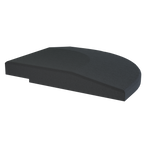 Flow Fitness Corner Profile Rubber Tile - 20 x 20 x 2 cm