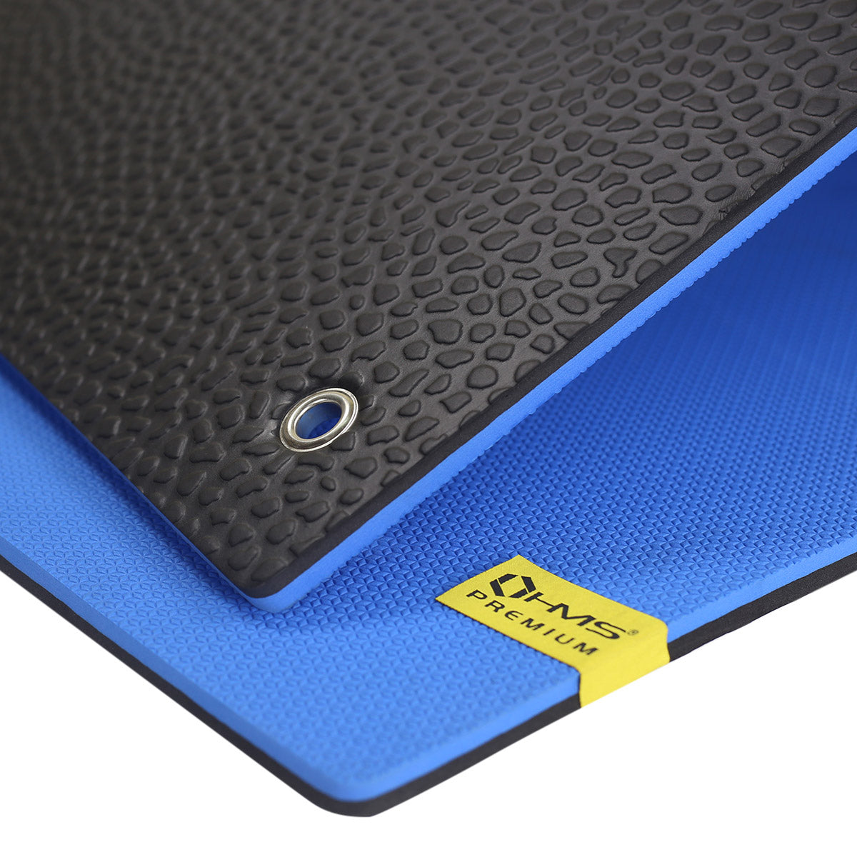 HMS Fitness Mat - Blue/Black - 15 mm