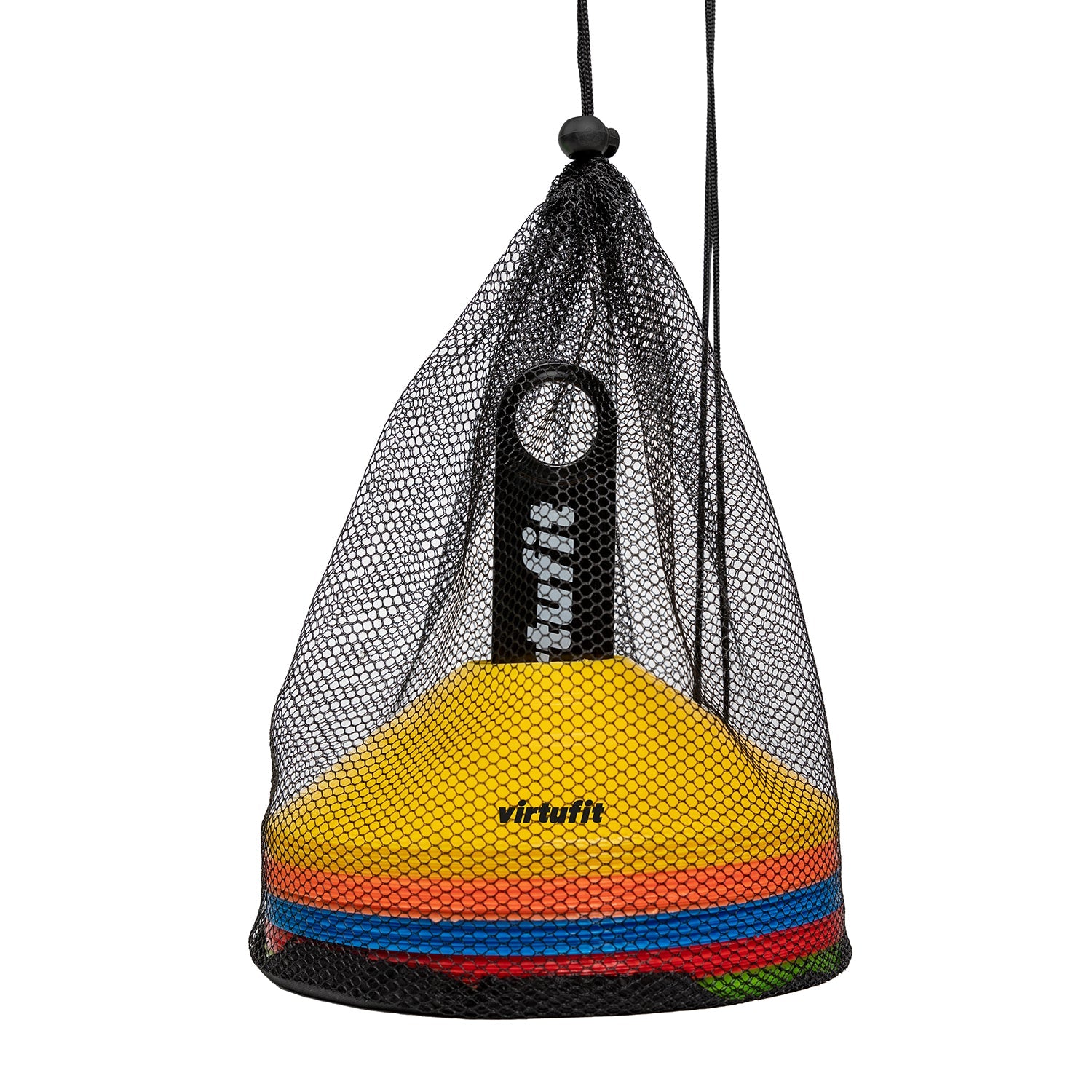 VirtuFit Training Cones with Holder - 50 Pieces
