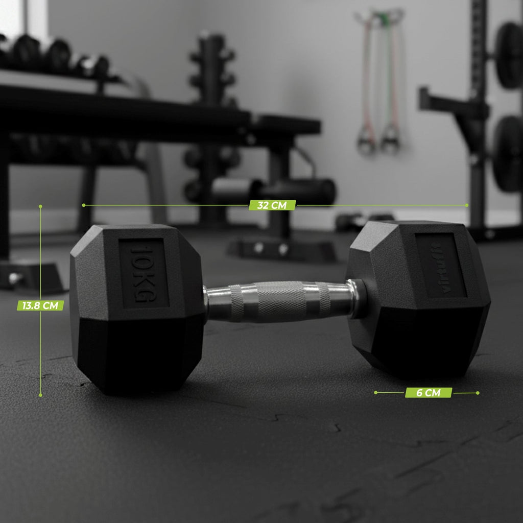 VirtuFit Hexa Dumbbell Pro - 10 kg