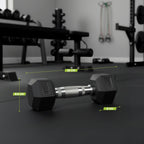 VirtuFit Hexa Dumbbell Pro - 3 kg