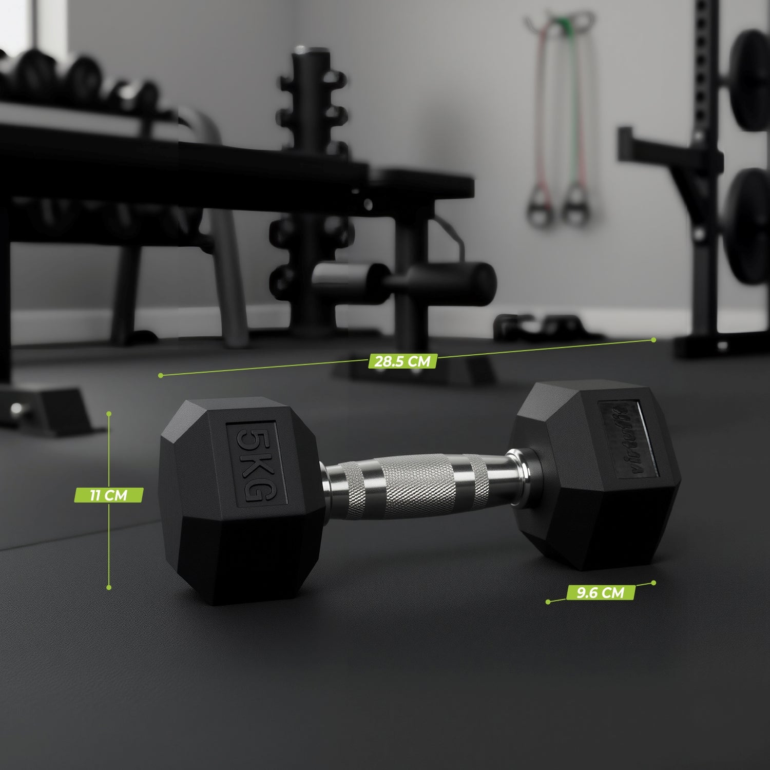 VirtuFit Hexa Dumbbell Pro - 5 kg