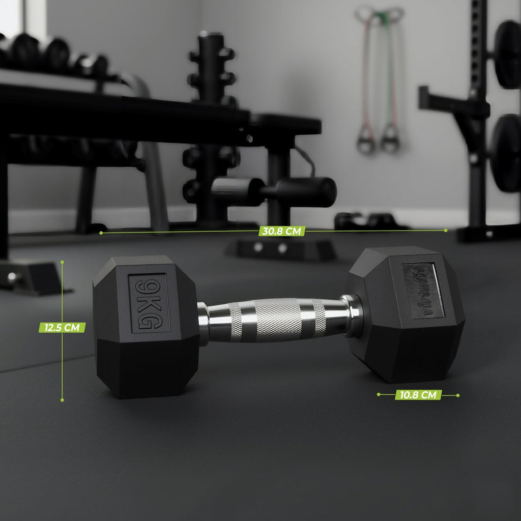 VirtuFit Hexa Dumbbell Pro - 9 kg