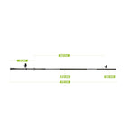 VirtuFit Halterstang - 170 cm - Veerclipsluiting - 30 mm - Tweedekans