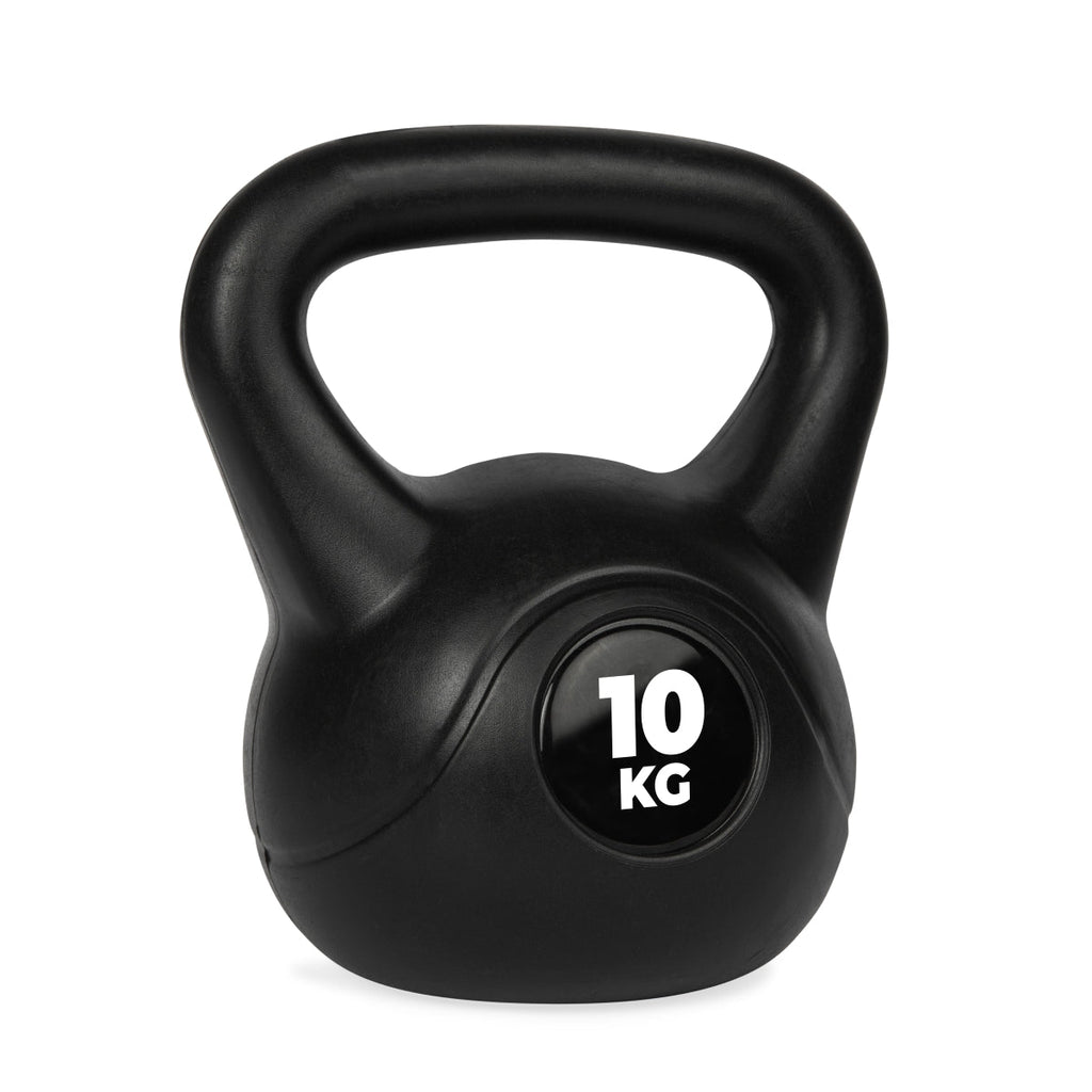 VirtuFit PVC Kettlebell - 10 kg - Black