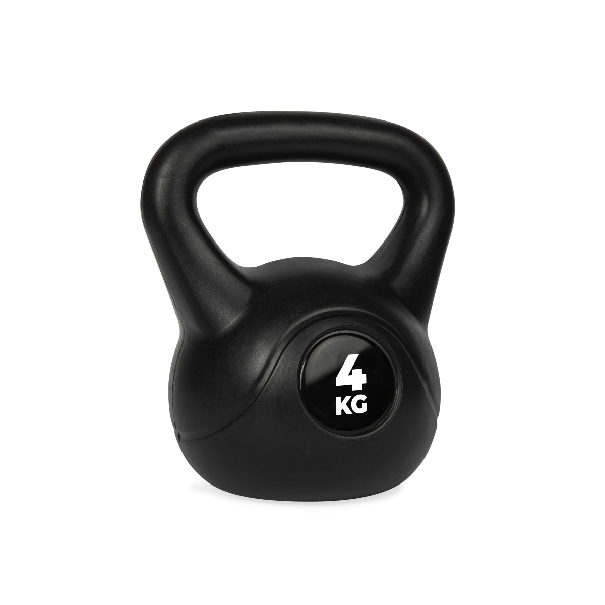 VirtuFit PVC Kettlebell - 4 kg - Black