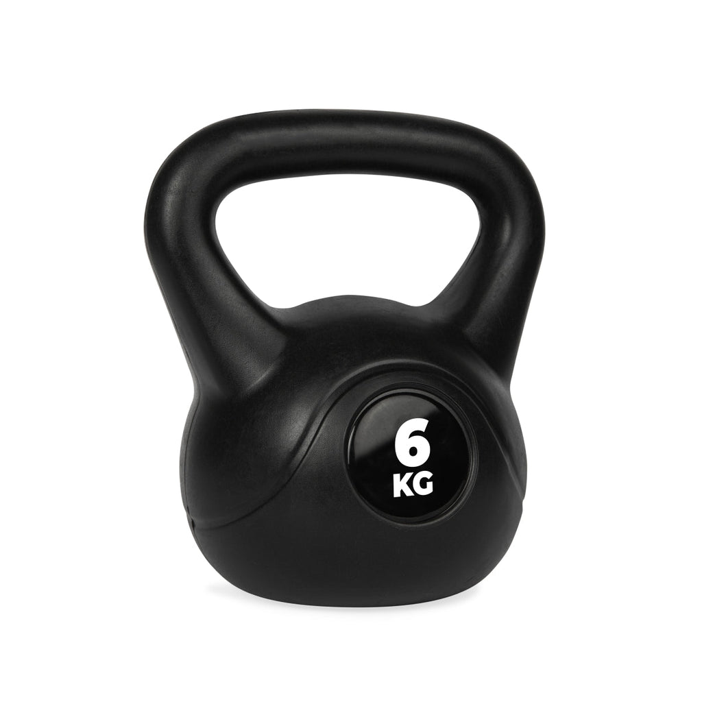 VirtuFit PVC Kettlebell - 6 kg - Black