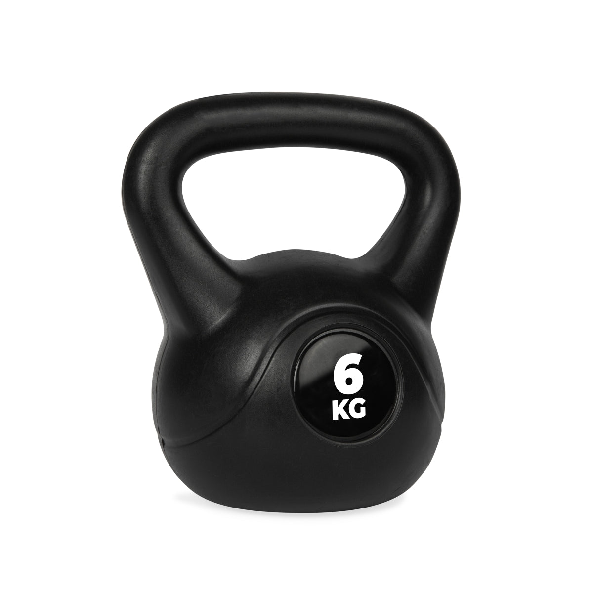 VirtuFit PVC Kettlebell - 6 kg - Black