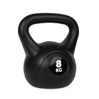 VirtuFit PVC Kettlebell - 8 kg - Black