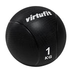 VirtuFit Medicine Ball Pro - 1 kg - Rubber - Black
