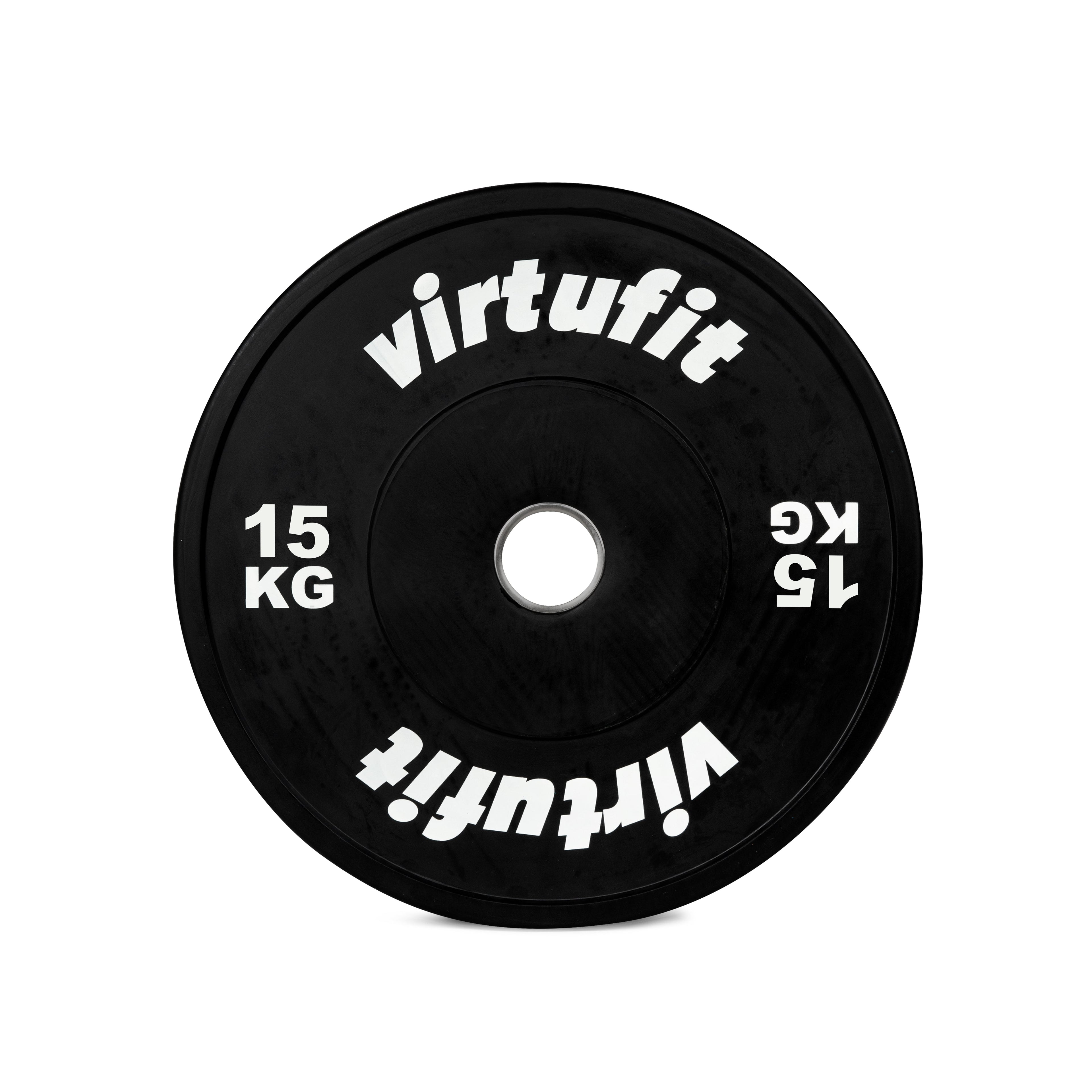 VirtuFit Bumper Plate - Olympic Rubber Weight Plate - 50 mm - 15 kg