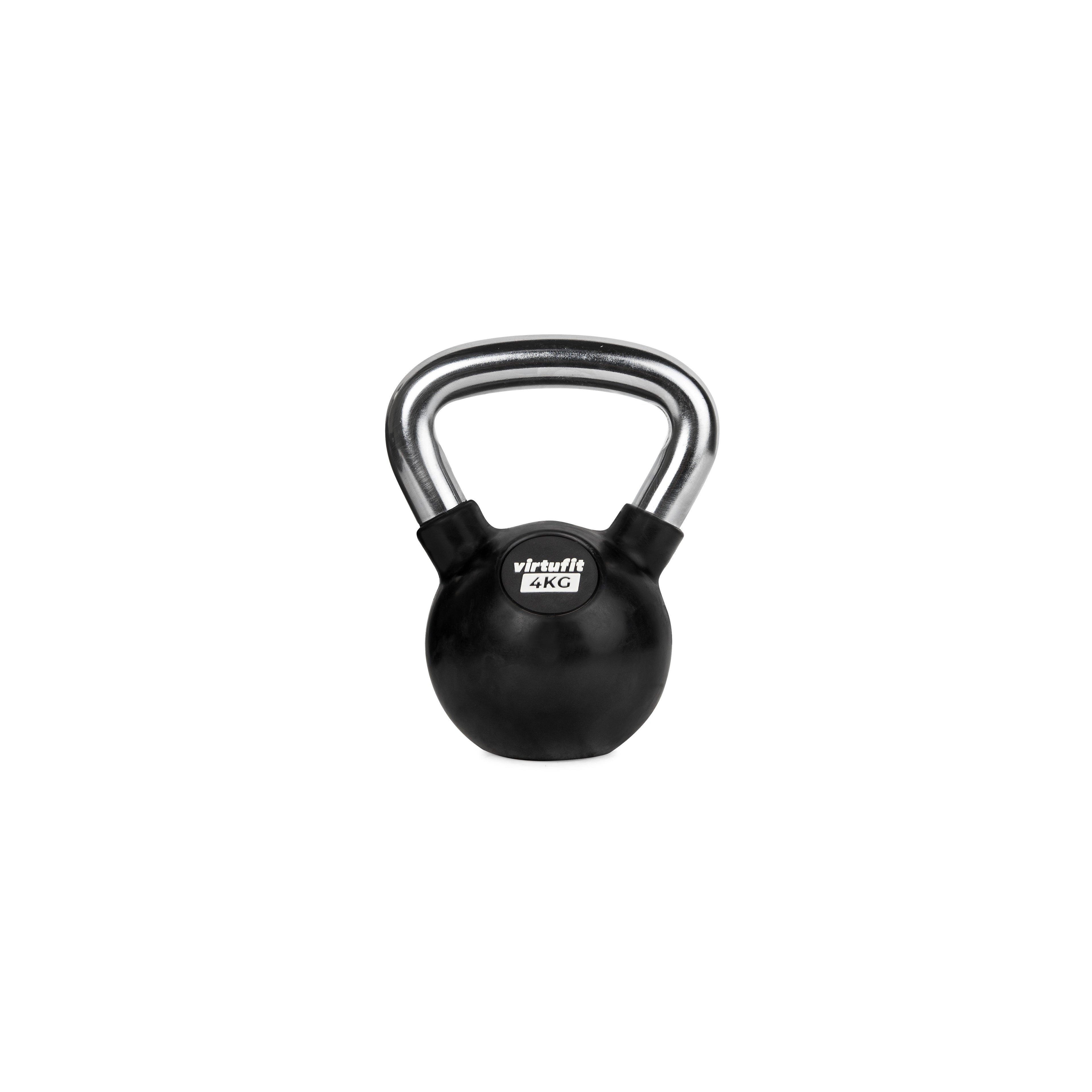 VirtuFit Kettlebell Pro - Rubber - 4 kg