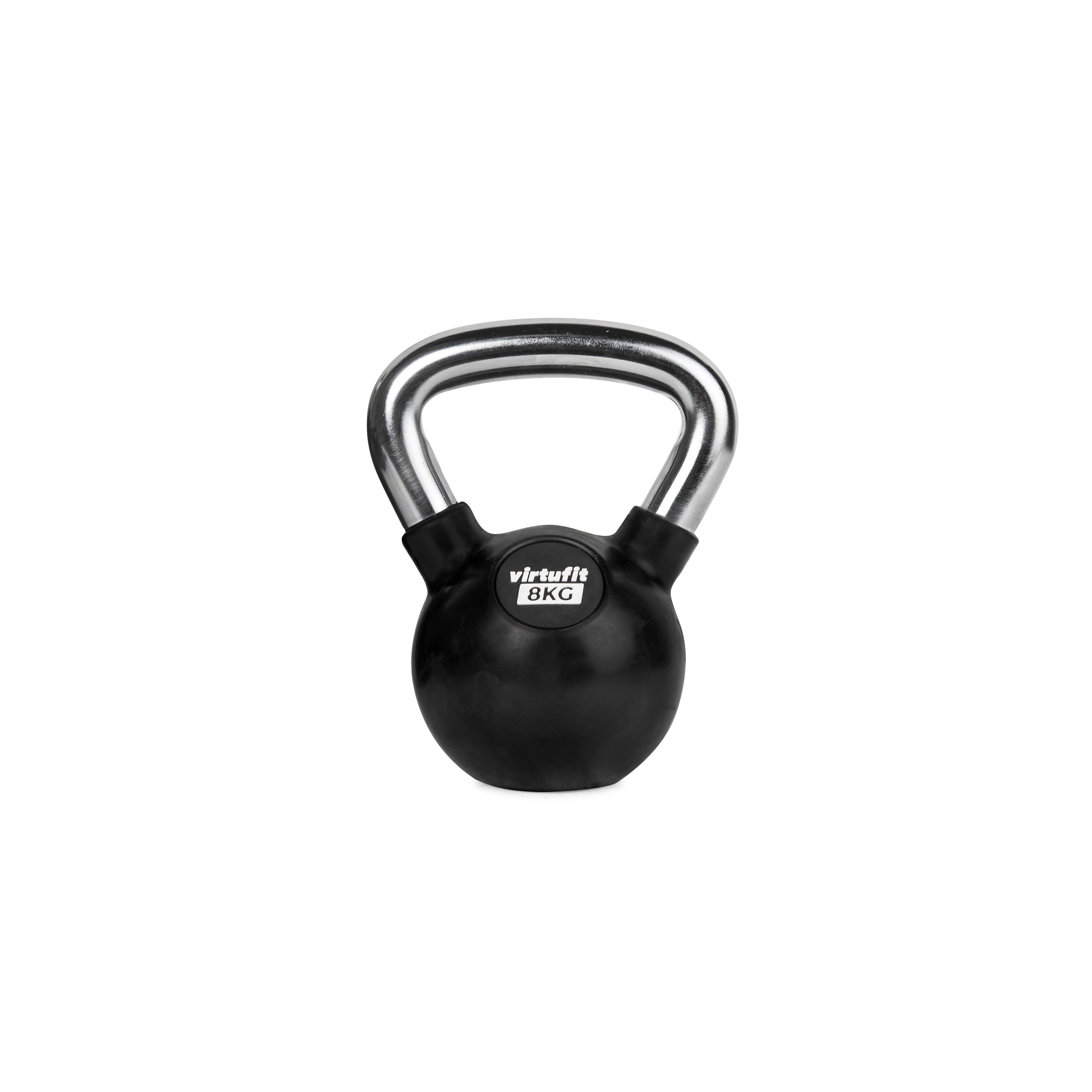 VirtuFit Kettlebell Pro - Rubber - 8 kg