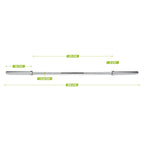 VirtuFit Olympic Barbell - 50 mm - 200 cm