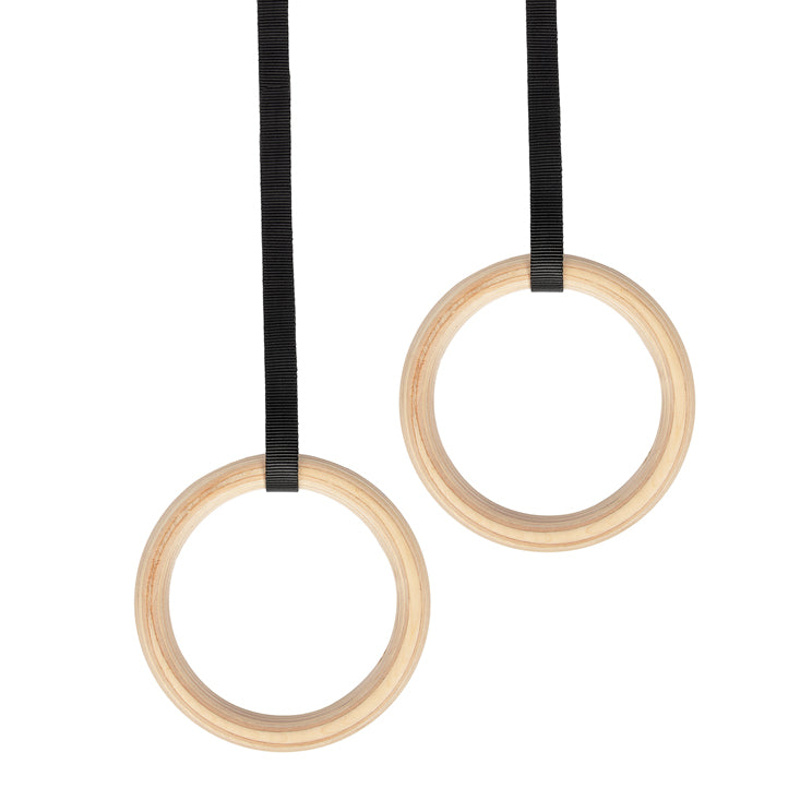 VirtuFit Wooden Gym Rings