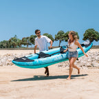 VirtuFit Kayak 335 - Turquoise - With Kayak seats and carrying bag