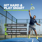 VirtuFit Hybrid Padel Racket - Mint Green