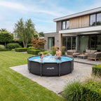 VirtuFit Rond Zwembad - Ø244 x 76 cm - Antraciet