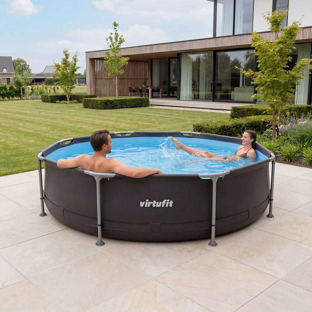 VirtuFit Round Pool - Ø305 x 76 cm - Anthracite