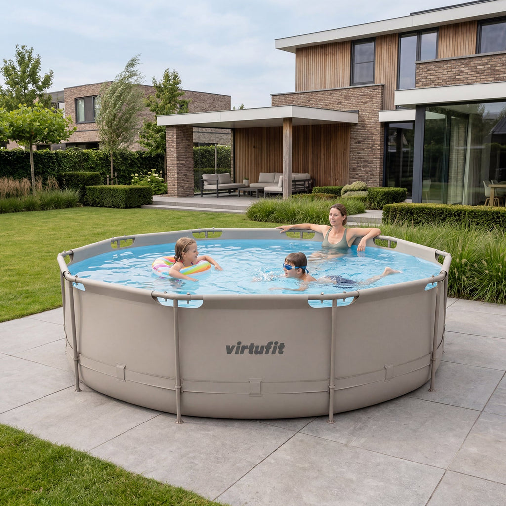 VirtuFit Round Pool - Ø366 x 100 cm - Beige