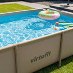 VirtuFit Rectangular Swimming Pool - Beige - 260 x 180 x 66 cm