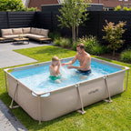 VirtuFit Rectangular Swimming Pool - Beige - 300 x 210 x 66 cm